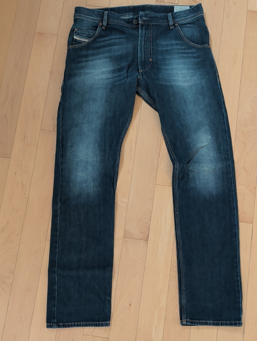 Vintage Diesel Krooley Men’s Indigo Slim Straight Jeans W32L34